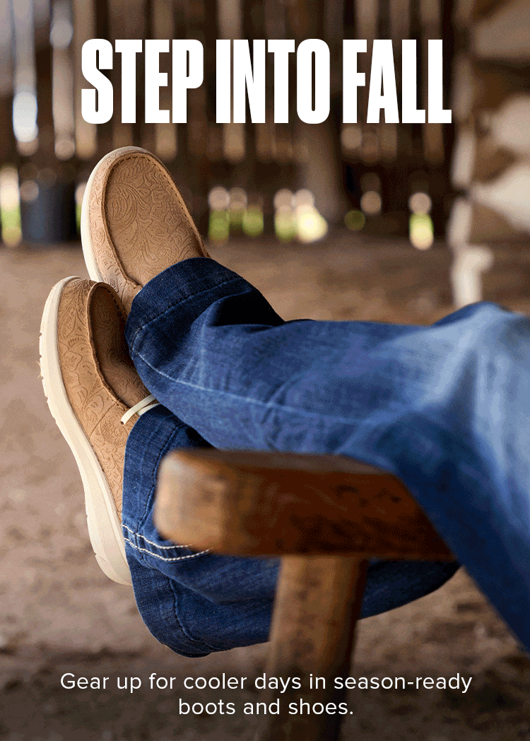STEP INTO FALL. 