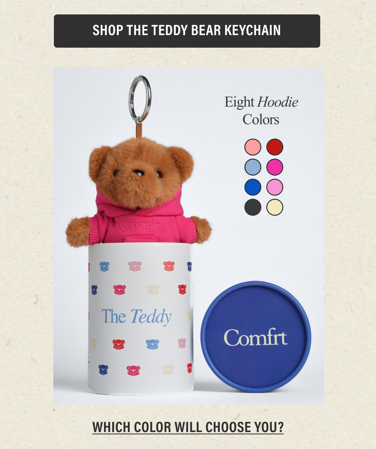 Shop The Teddy Bear Keychain