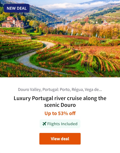 Luxury Portugal river cruise along the scenic Douro