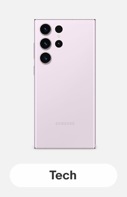 A Samsung Galaxy S23 Ultra on a gray tile.