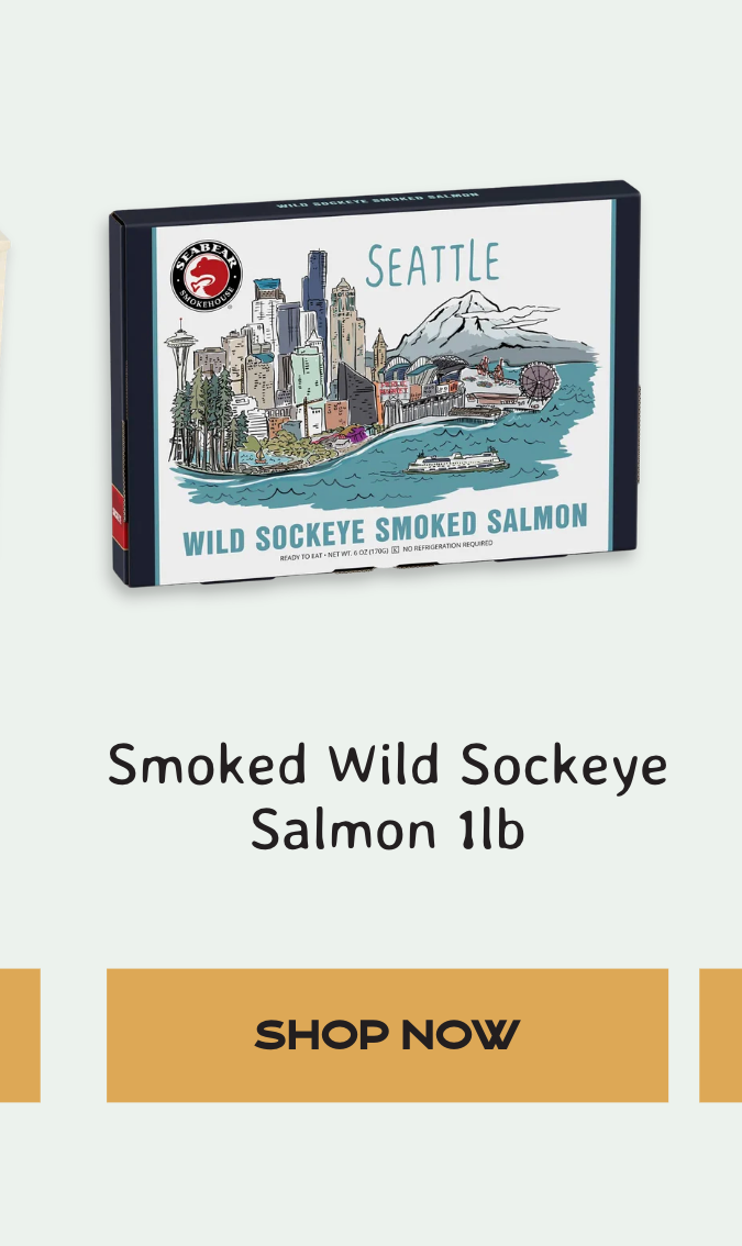 Smoked Wild Sockeye Salmon 1lb