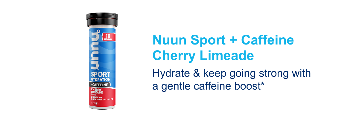 Nuun Sport + Caffeine Cherry Limeade&nbsp;