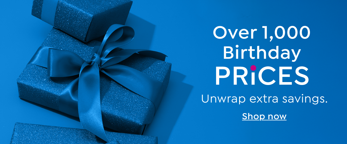 Over 1,000 Birthday Prices
