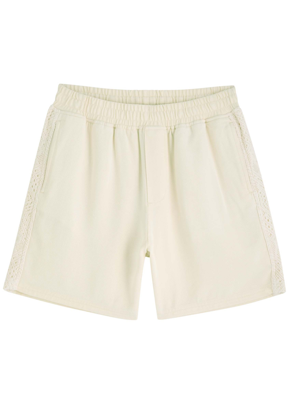 REPRESENT Panelled twill shorts