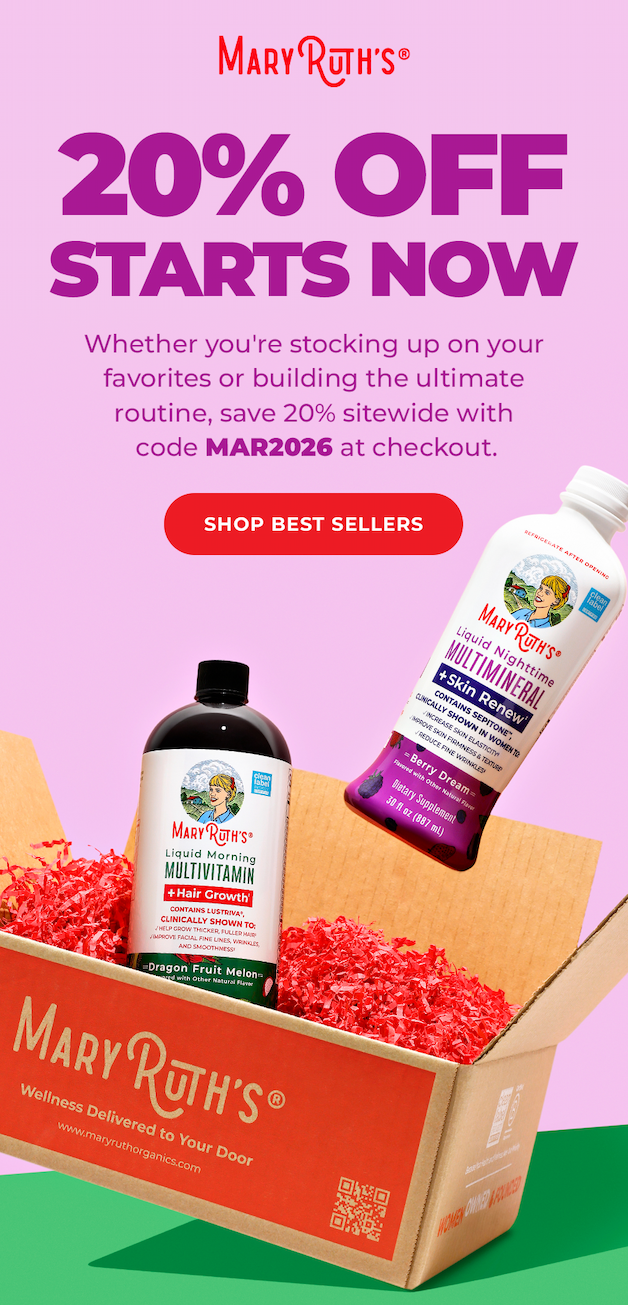 20% Off Starts Now