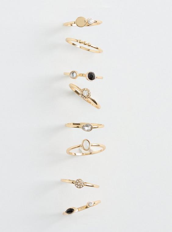 Stone Ring Set
