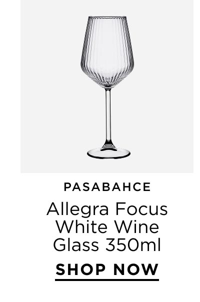 Pasabahce Allegra Focus White Wine Glass 350ml