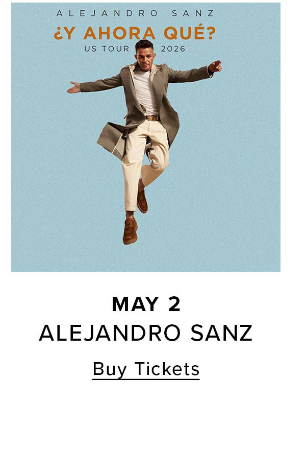 Alejandro Sanz | Buy Tickets