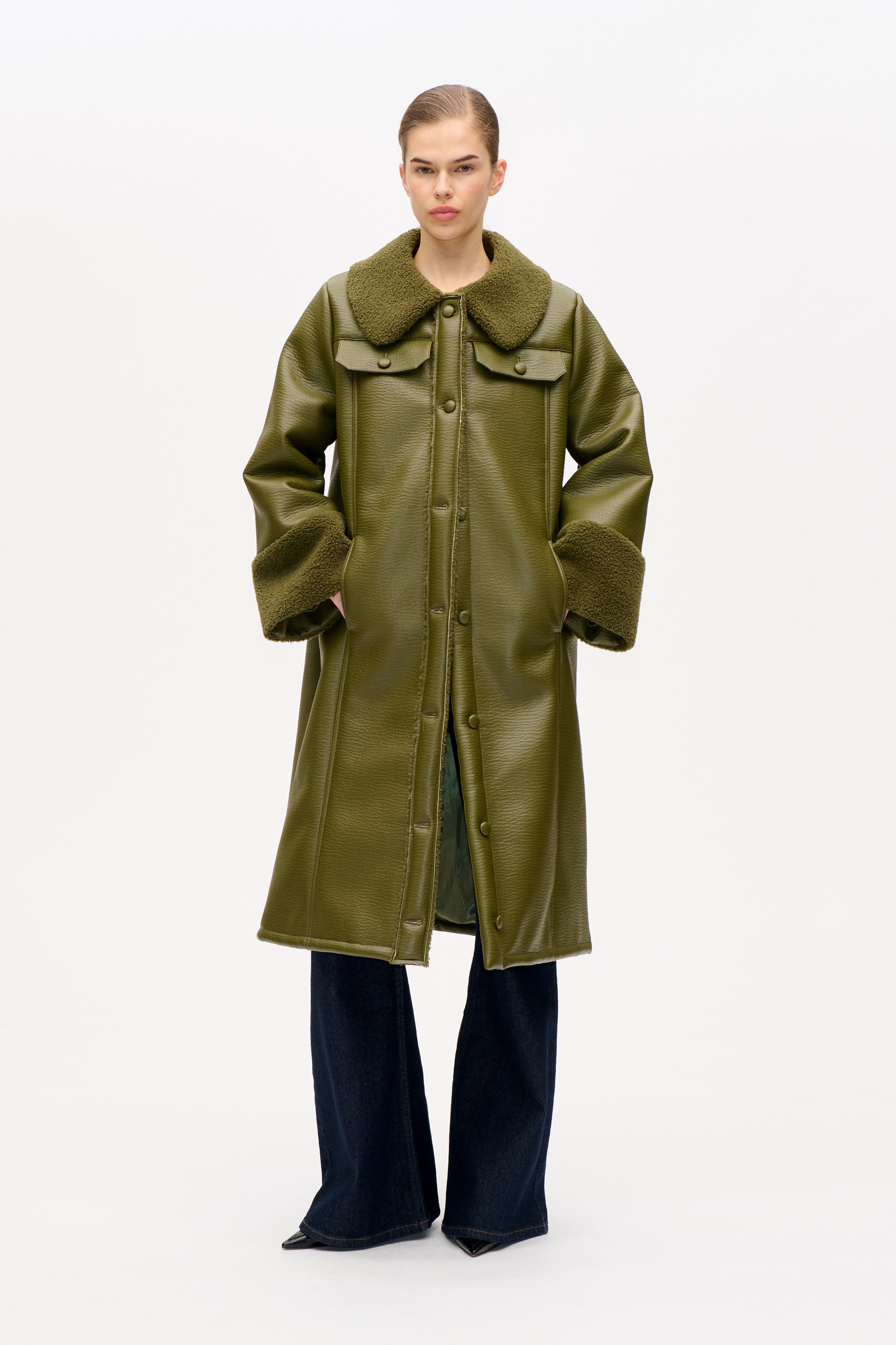 Image of DESIRE COAT | Ivy Green