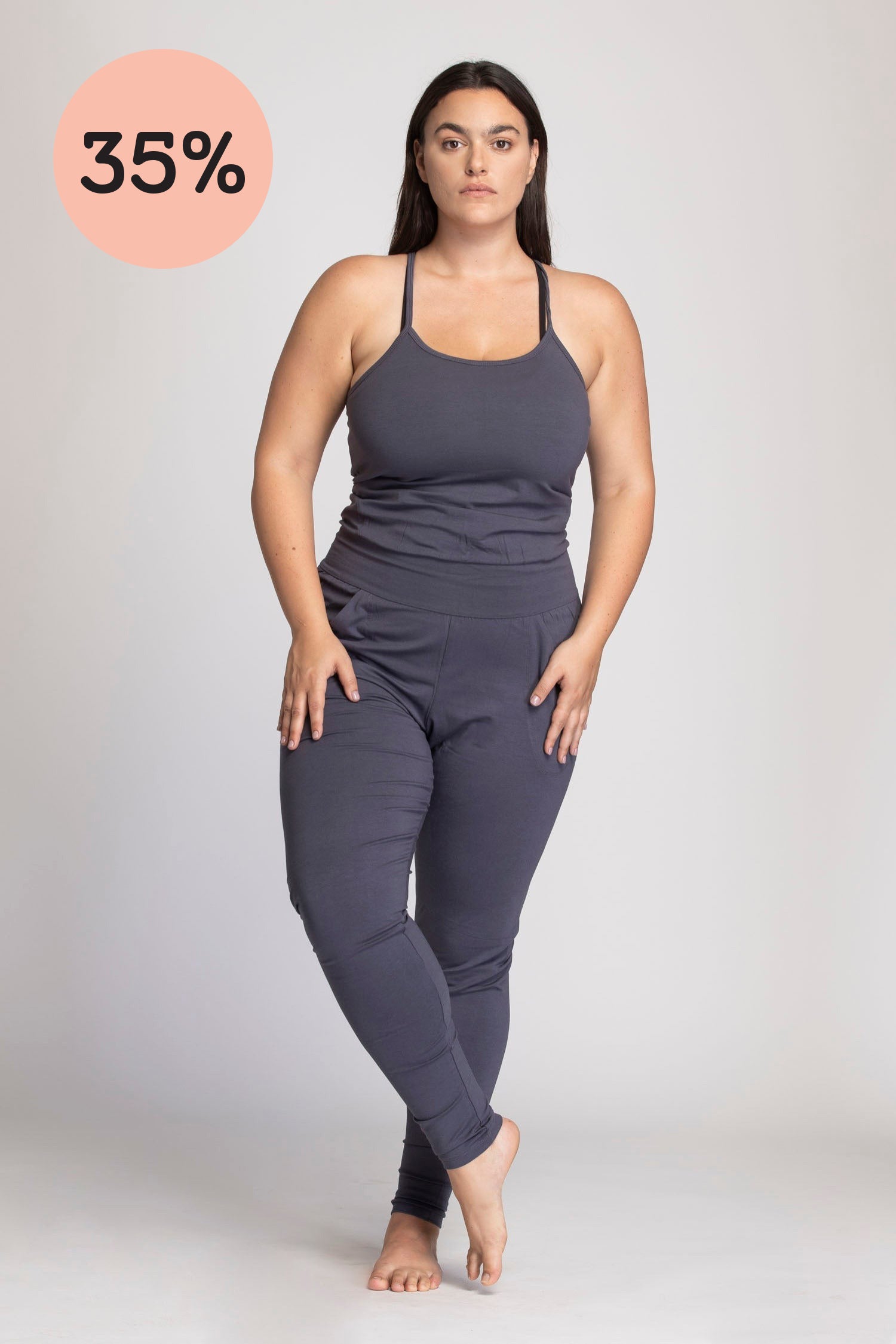 Image of I'mPerfect Long Yoga Jumpsuit 35%off