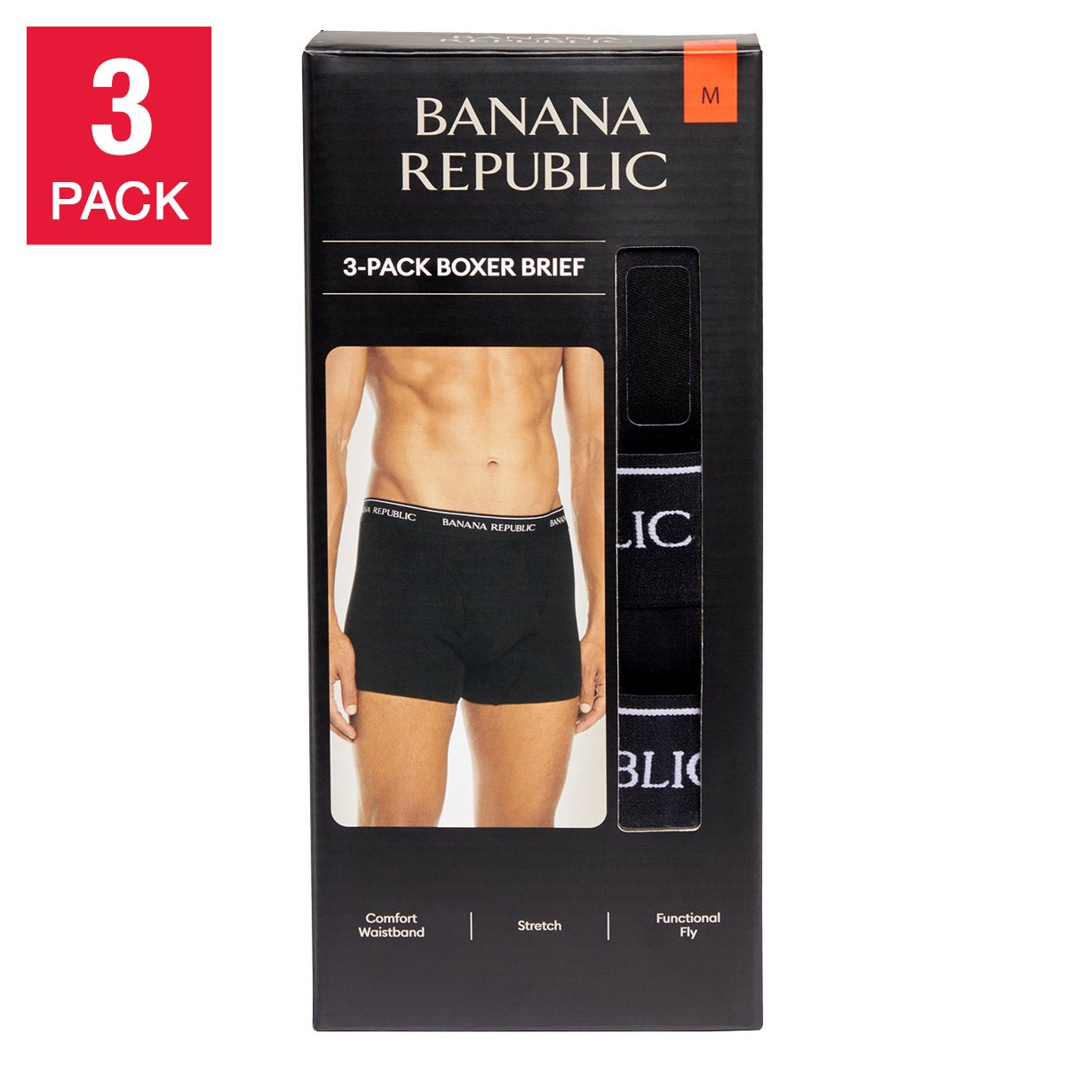 Banana Republic Men's Boxer Brief, 3-Pack