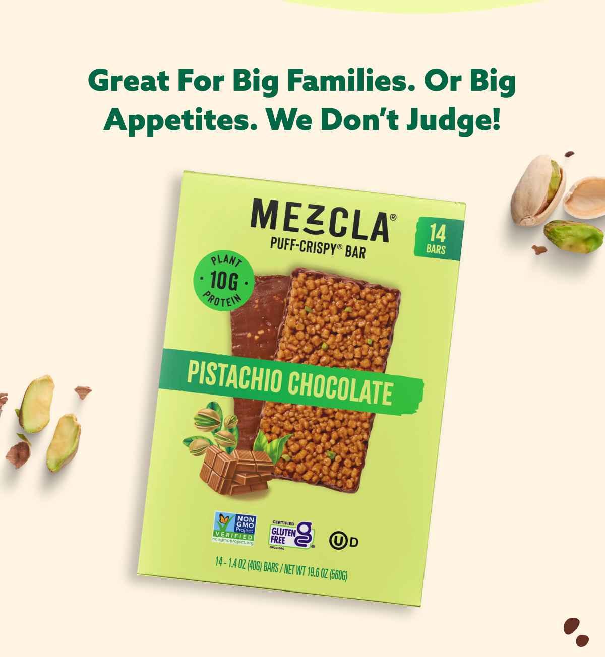 Great For Big Families. Or Big Appetites. We Don’t Judge!