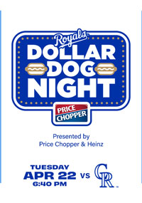 Dollar Dog Night - Tuesday, April 22 - Get Tickets