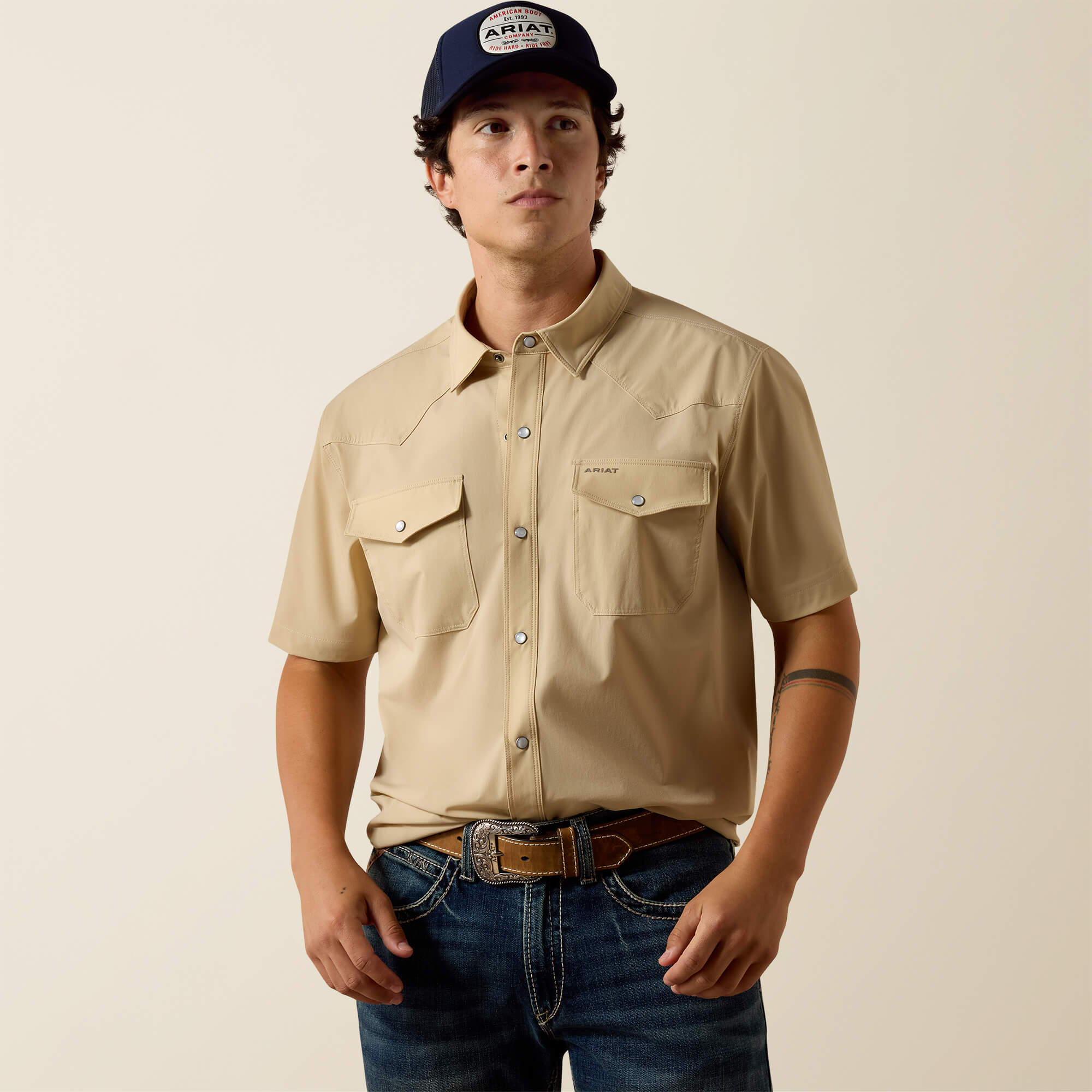 Men’s FrontierTough VentTEK Western Fitted Snap Shirt