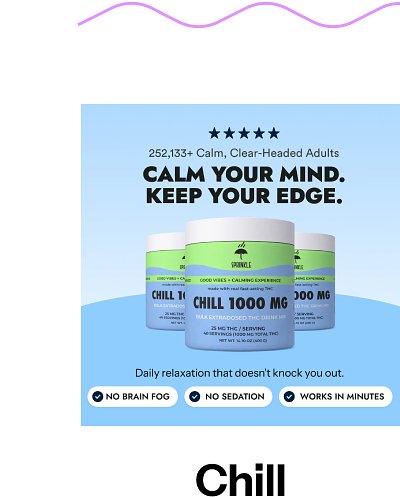 252,133+ Calm, Clear-Headed Adults Calm your mind. Keep your edge. Daily relaxation that doesn't count you out.