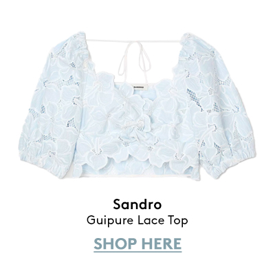 Guipure Lace Top