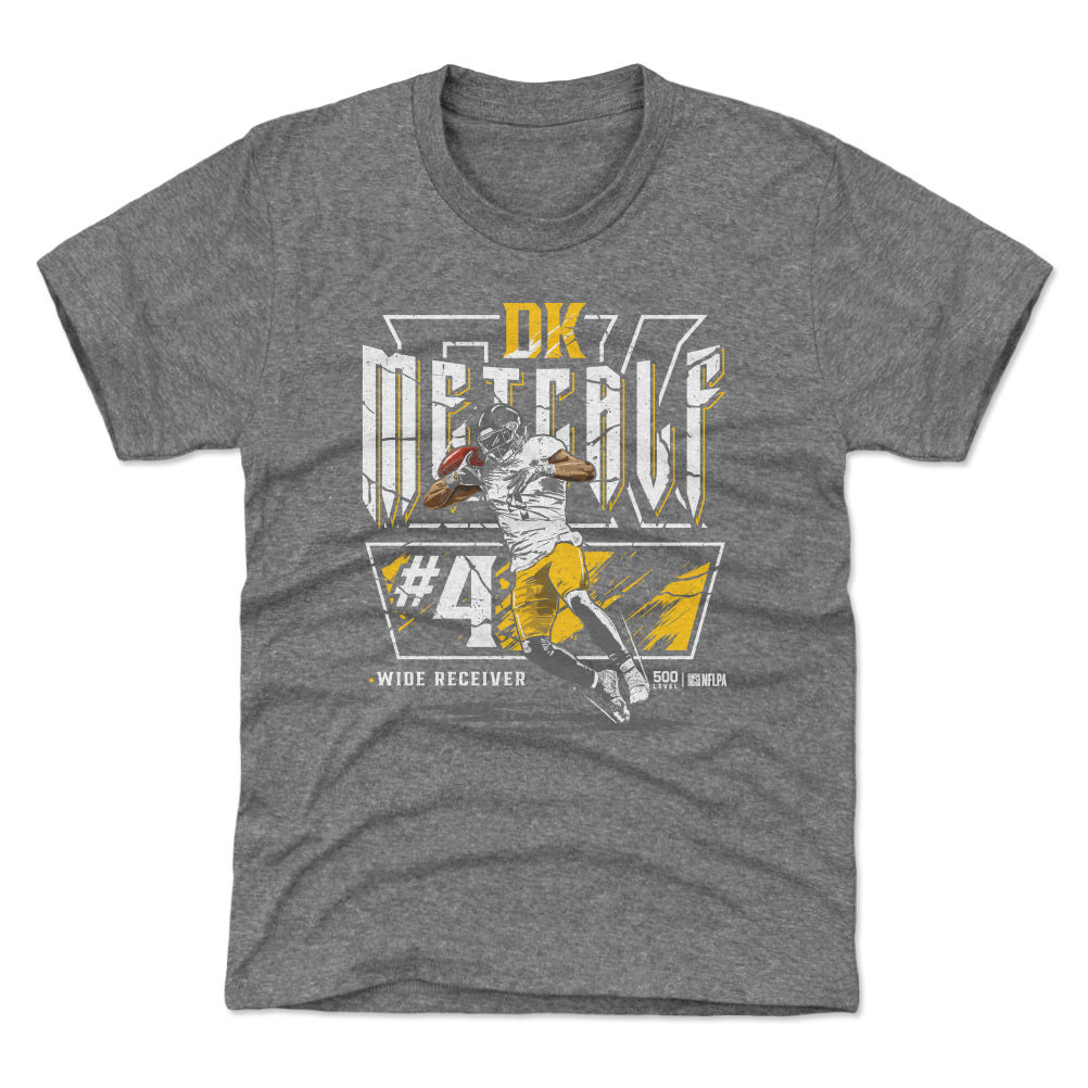 Image of DK Metcalf Pittsburgh Shoulder Catch WHT