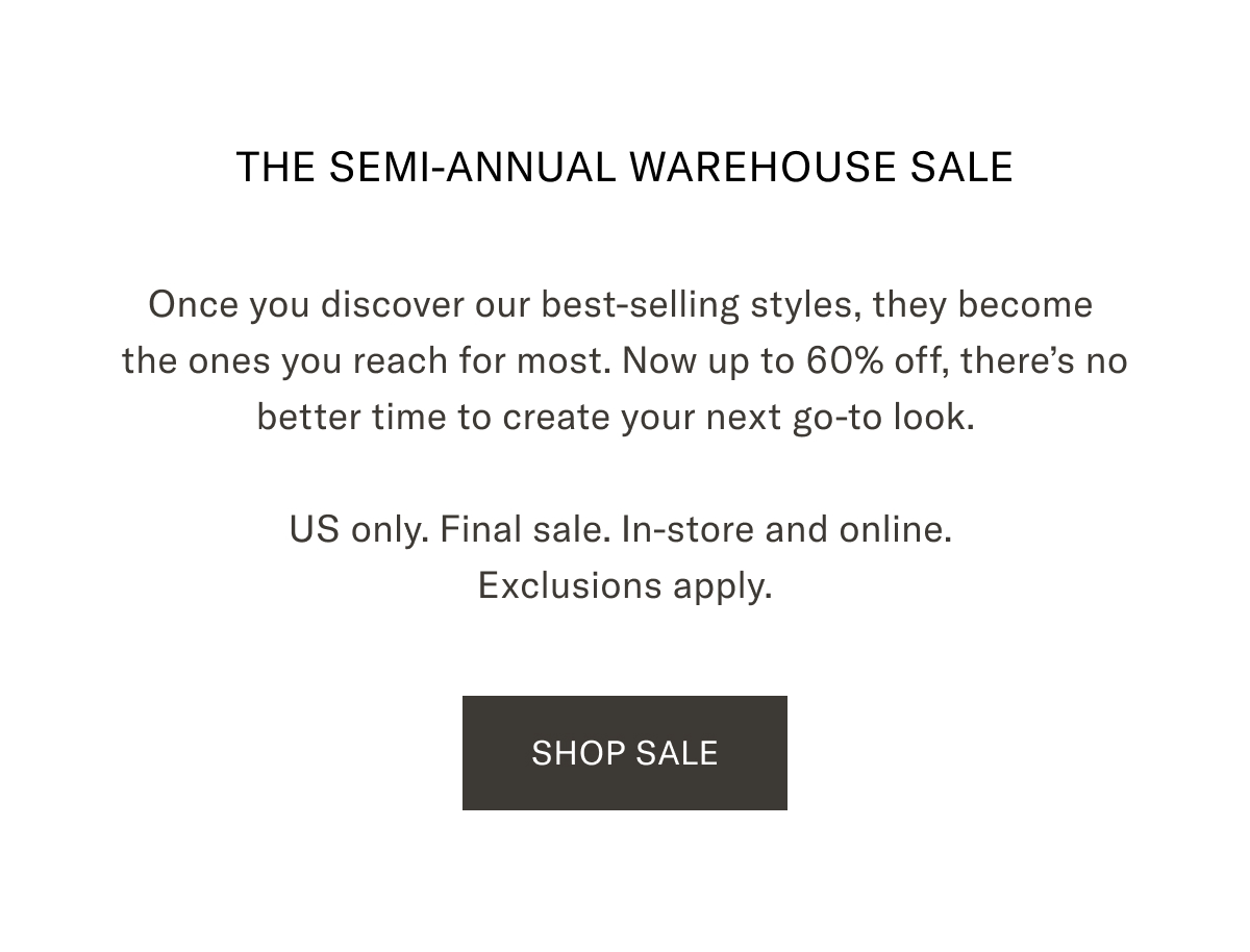 Semi Annual Warehouse Sale