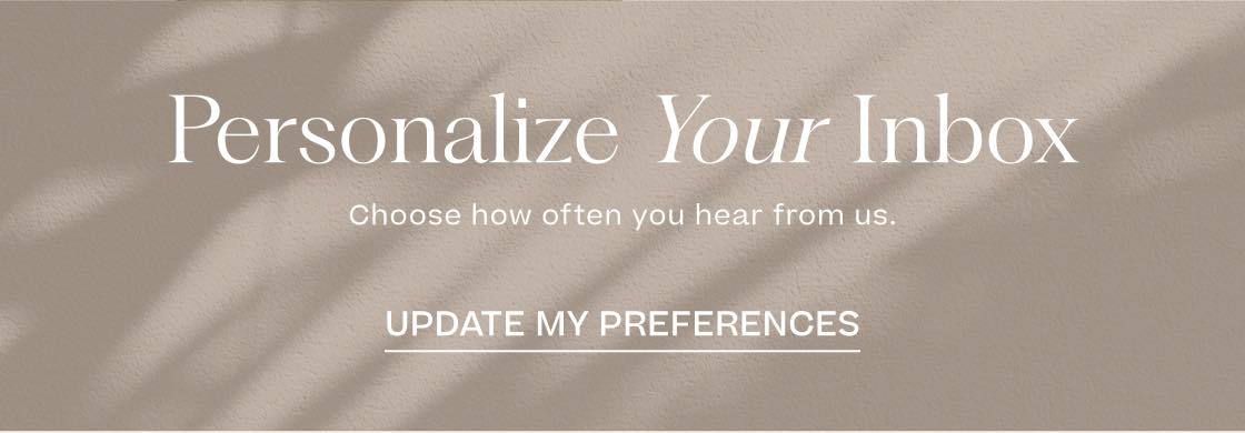 Update my preferences