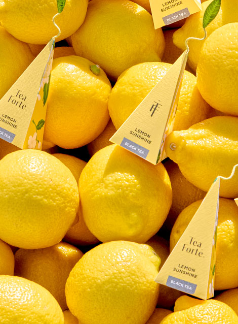 Pyramids sitting on top of lemons