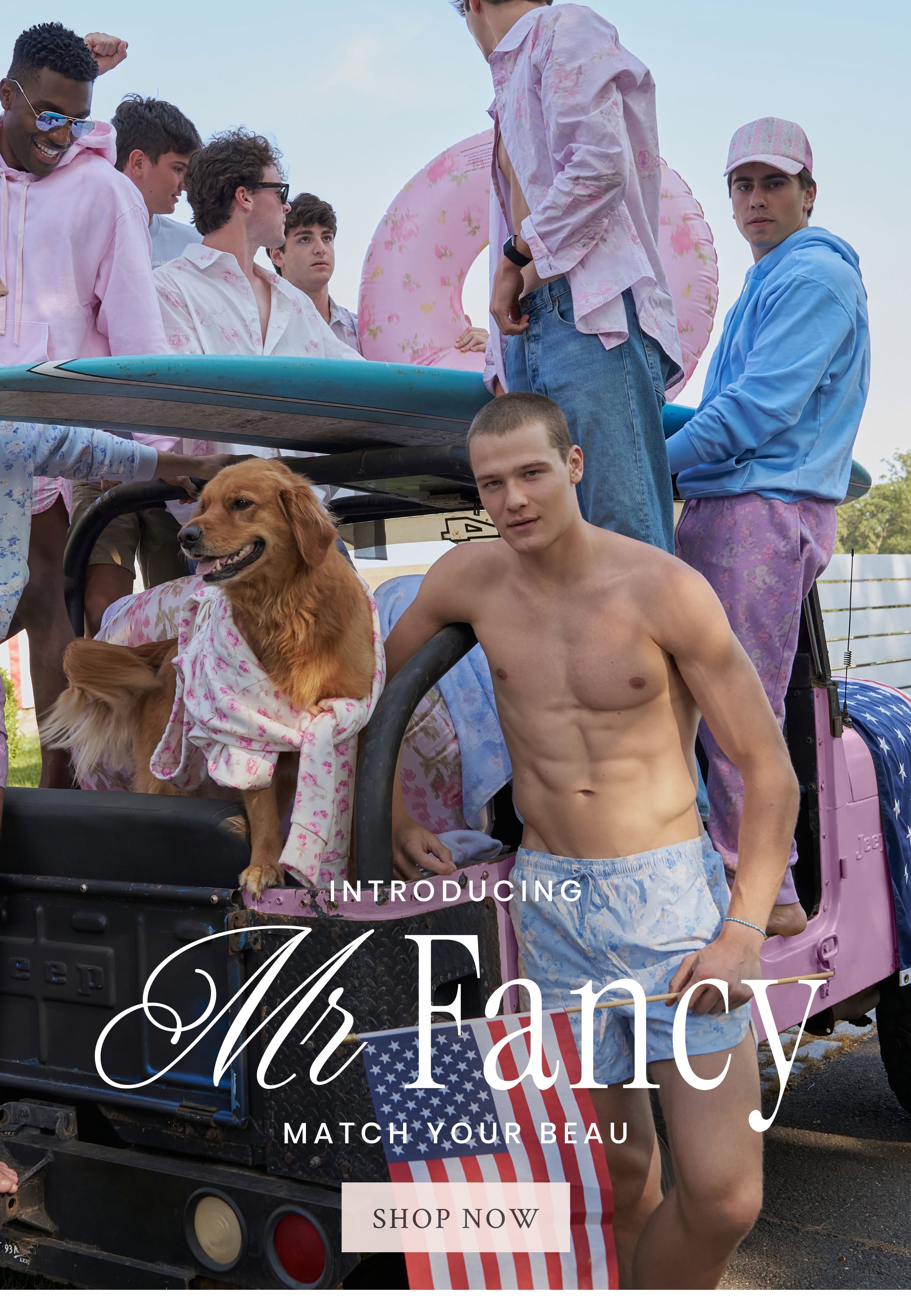 INTRODUCING  MR FANCY  MATCH YOUR BEAU <SHOP NOW>