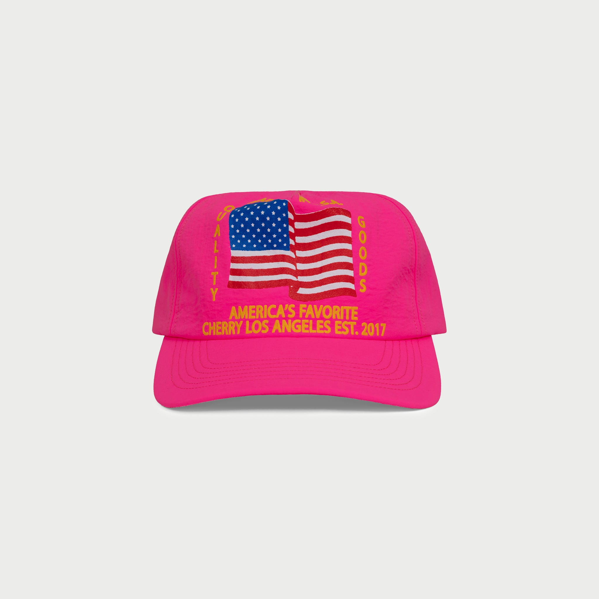 Image of America's Favorite 5 Panel Hat (Fuchsia)