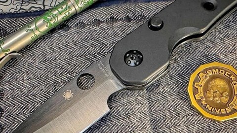 One of Spyderco’s Most Unique Knives Gets a Blacked-Out Premium Upgrade