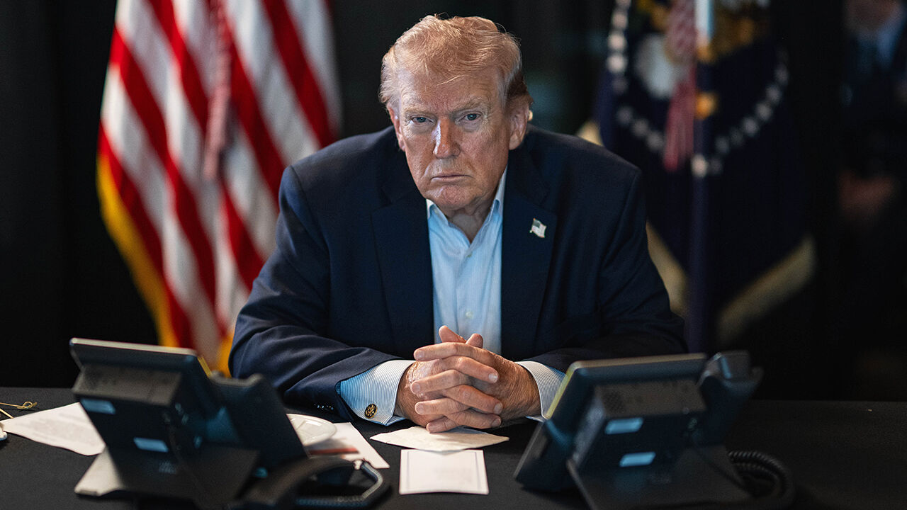 President Donald J. Trump oversees Operation Epic Fury at Mar-a-Lago, Palm Beach, Florida.