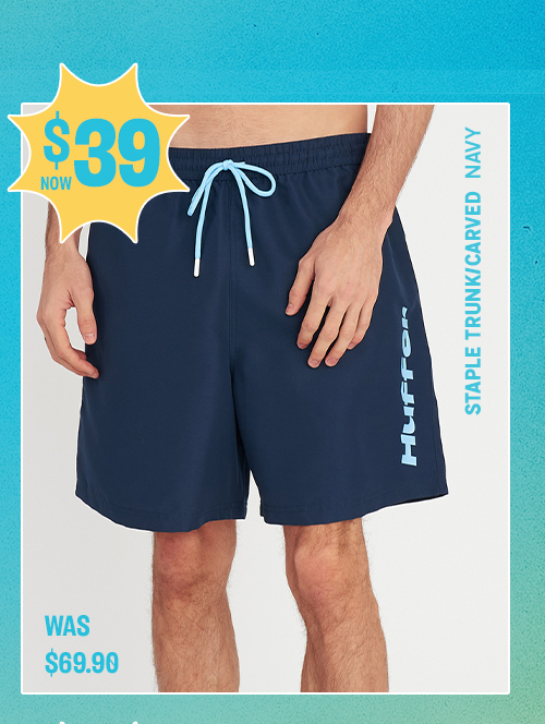 STAPLE TRUNK/CARVED NAVY