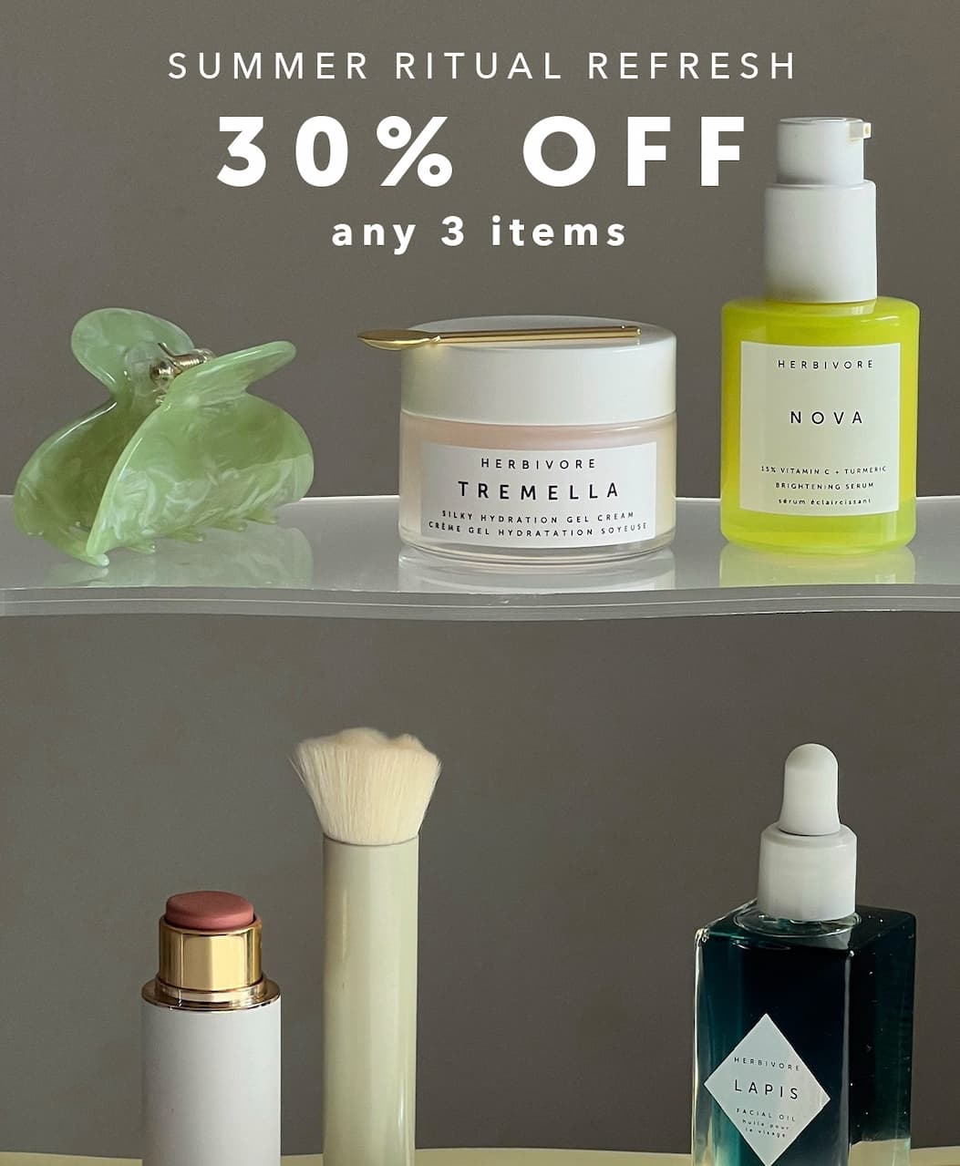 SUMMER RITUAL REFRESH: 30% OFF. After time in the sun, your skin craves care. This refreshing ritual gently purifies, soothes heat-stressed skin, and rehydrates.. Use code SUMMERSET. SHOP NOW.