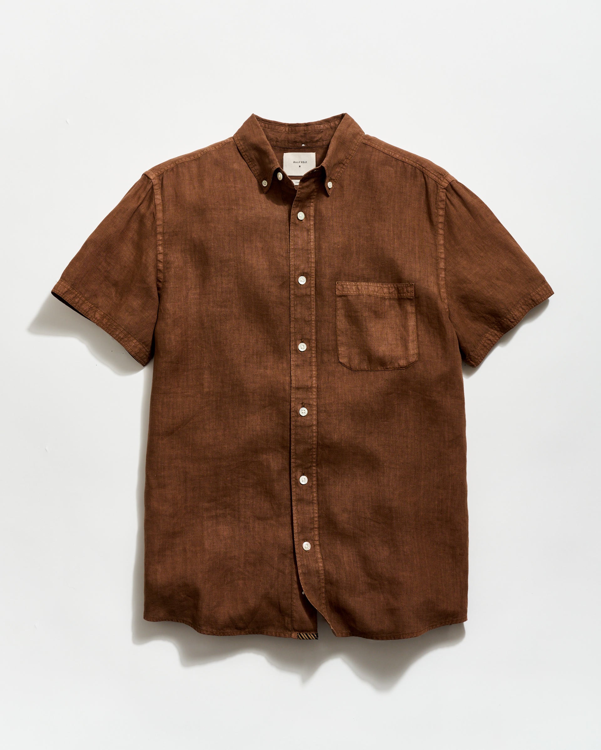 Image of Short Sleeve Linen Tuscumbia Shirt Button Down