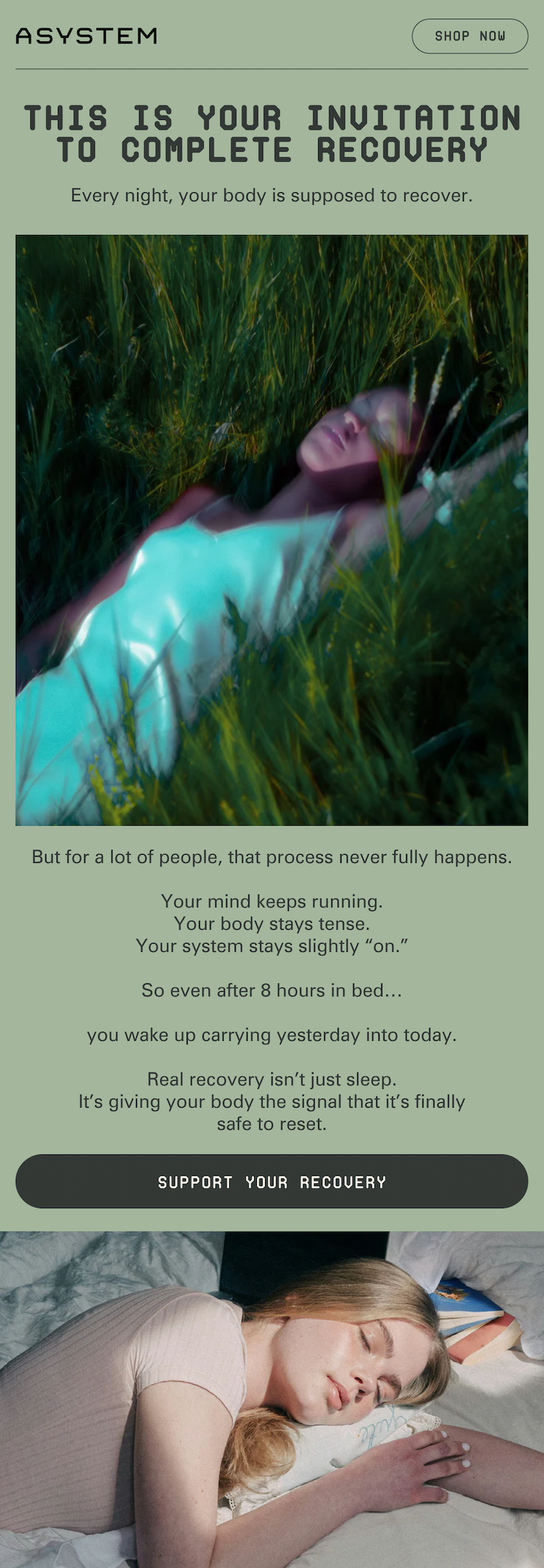 This is your invitation to complete recovery 