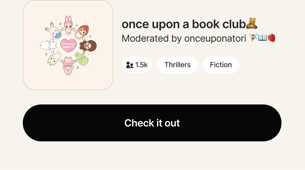 once upon a book club