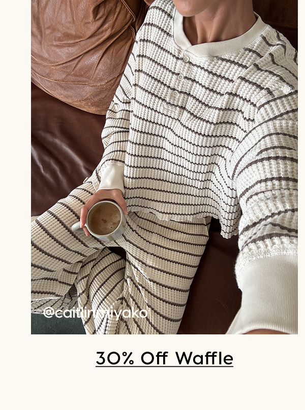 30% Off Waffle