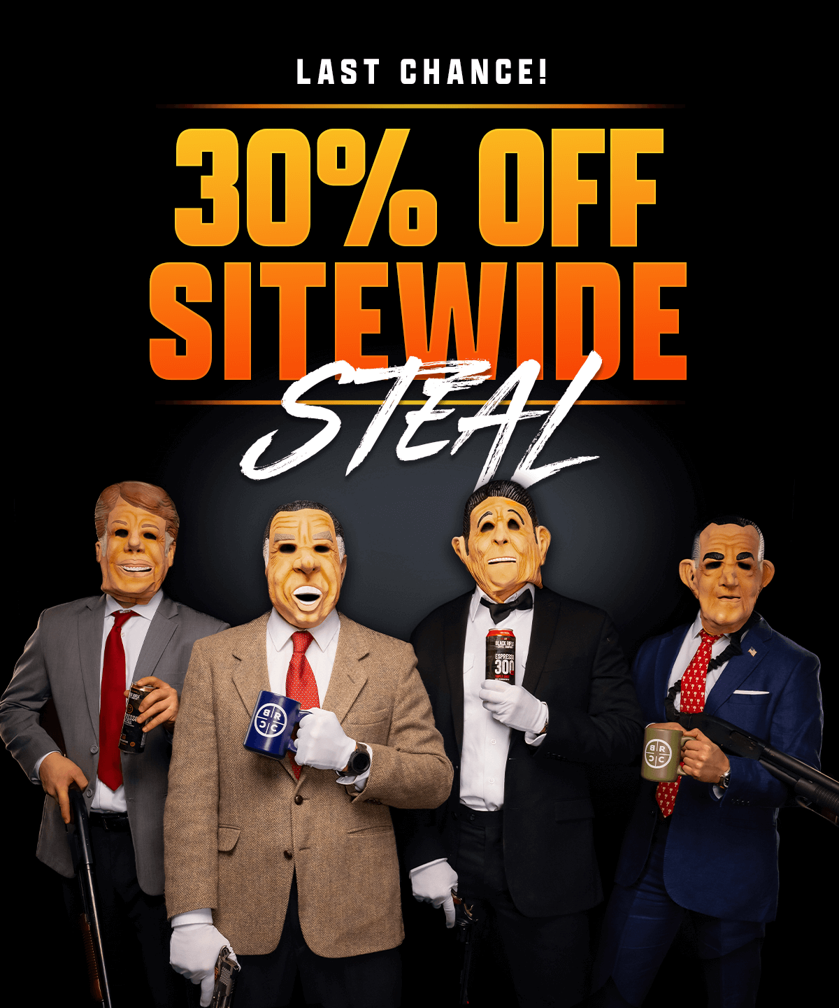 30% off* sitewide | President's Day Steal