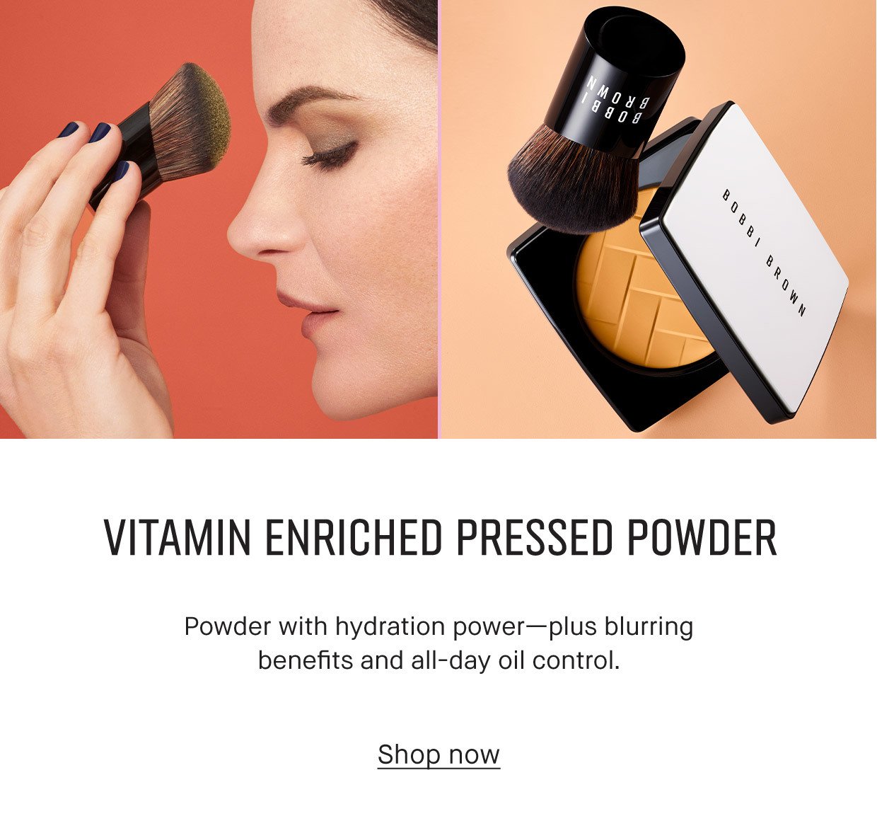 VITAMIN ENRICHED PRESSED POWDER | Powder with hydration power—plus blurring benefits and all-day oil control. | Shop now