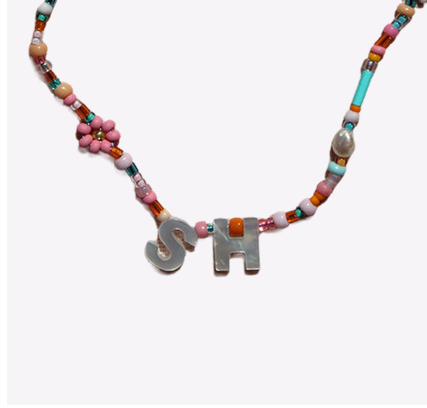 Beaded Necklace With Personalisation Option