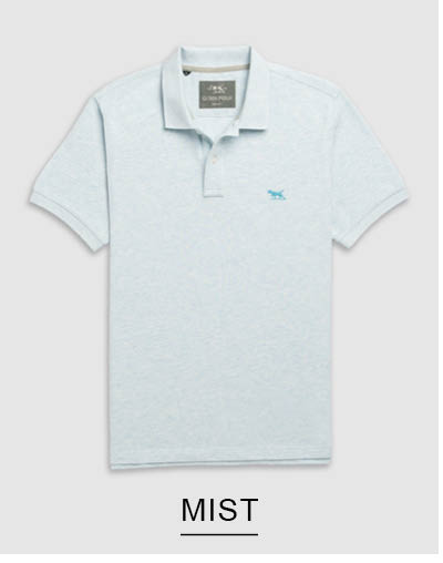 Shop Gunn Polo, Mist online and instore at Rodd & Gunn