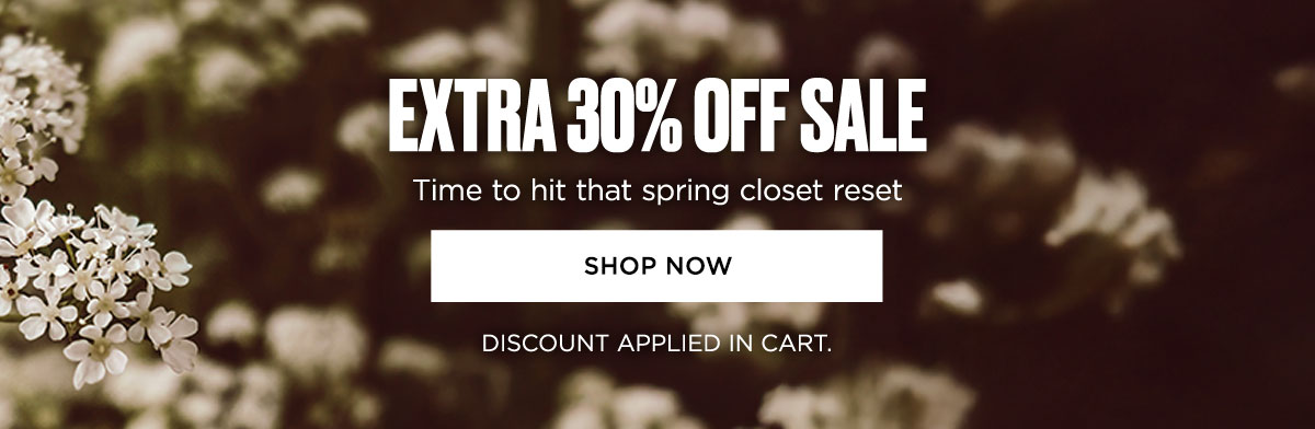 Extra 30% Off Sale