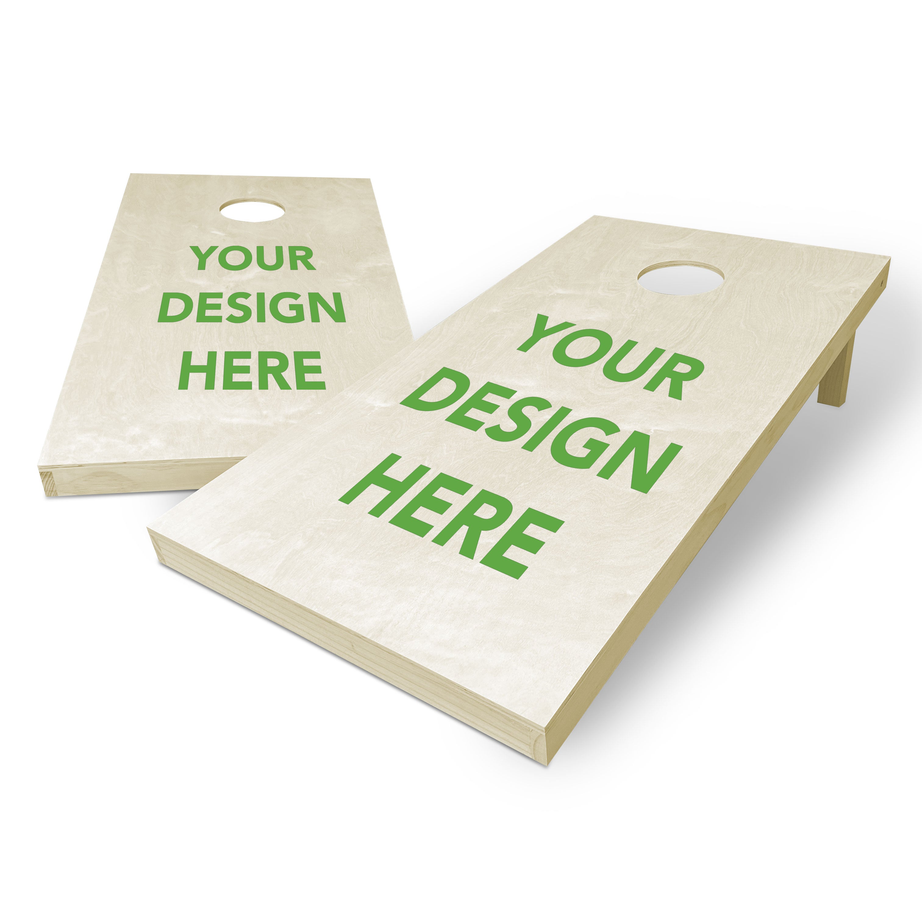 Image of Customizable Design Regulation Size 2-ft x 4-ft Cornhole Boards