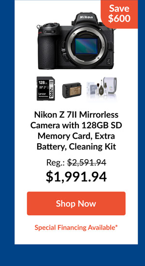 Nikon Z 7II Mirrorless Camera, Bundle