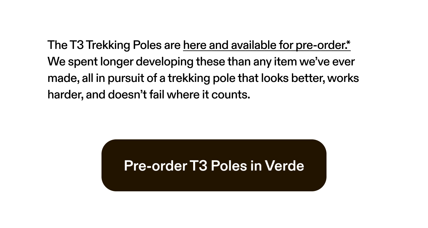  Pre-order T3 poles