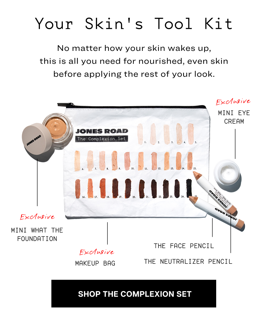 Your Skin's Tool Kit. No matter how your skin wakes up, this is all you need for nourished, even skin before applying the rest of your look.
