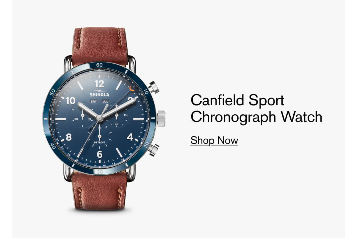 Canfield Sport Chronograph Watch | [ SHOP NOW ]