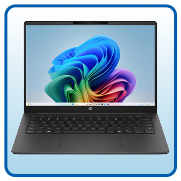 HP OmniBook 3 14-inch Touchscreen Laptop with Qualcomm Snapdragon X Processor, 8-Core