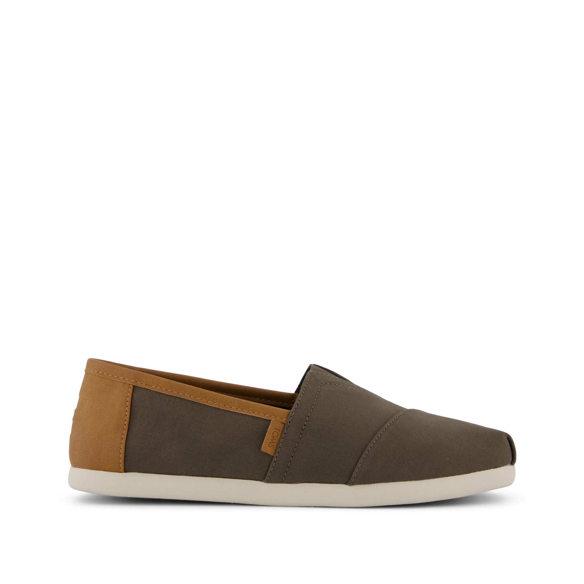 Image of Alpargata Classic  - Canteen Green Twill and Tan Synthetic Trim