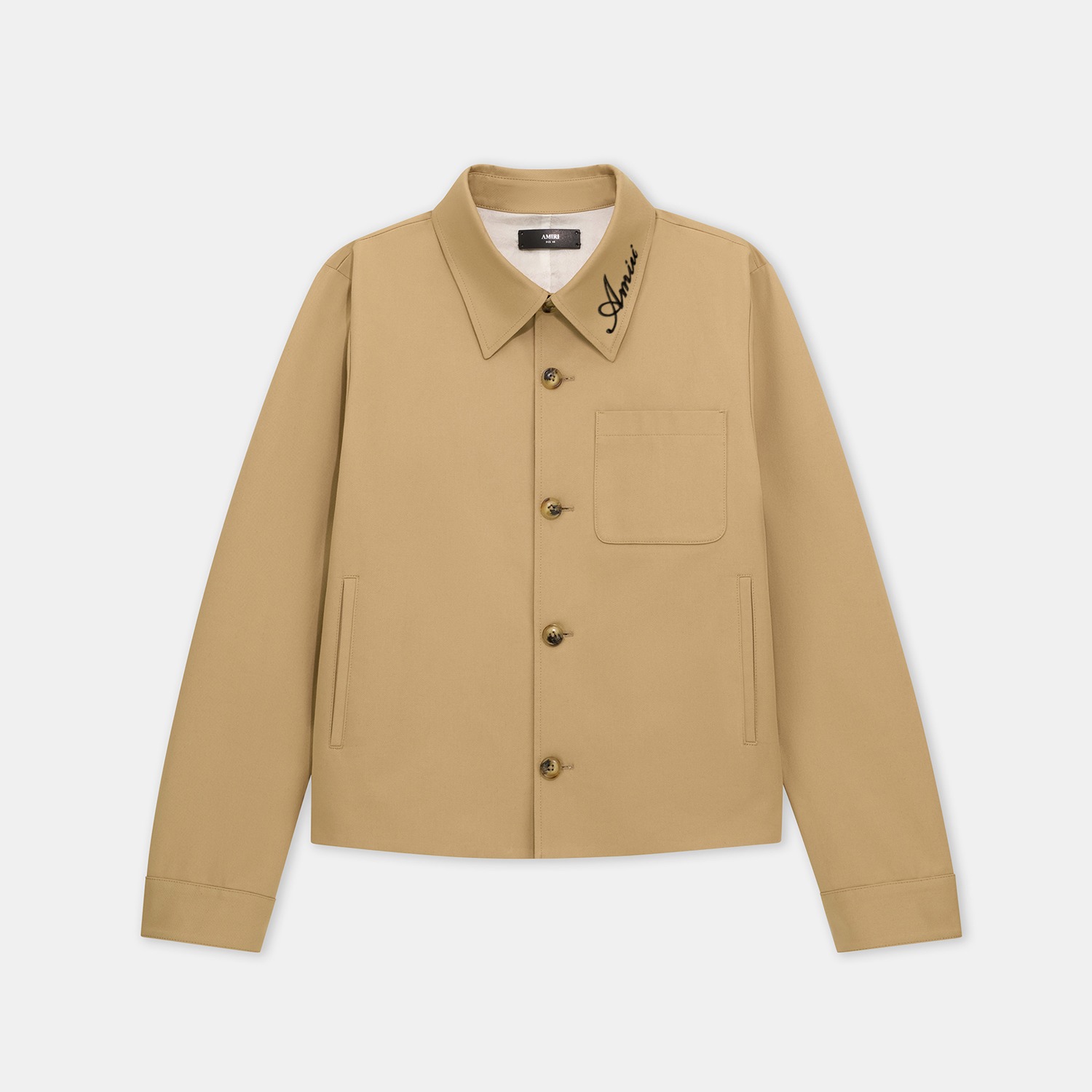 SCRIPT COLLAR SHIRT JACKET