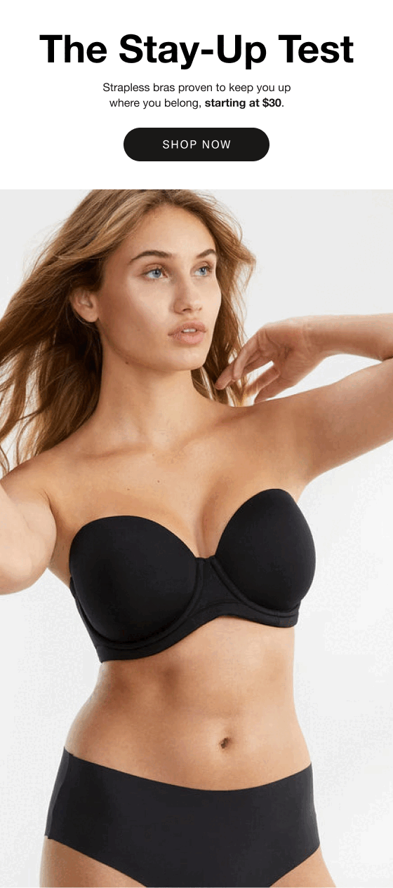 The Stay Up Test: Strapless Bras