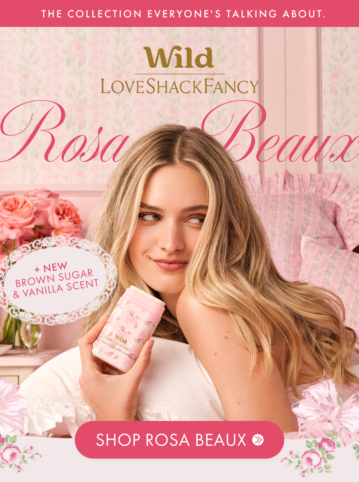 Rosa Beaux + Brown Sugar & Vanilla Scent