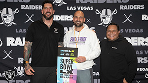 Raiders present the Tom Flores Coach of the Year with Super Bowl LX tickets